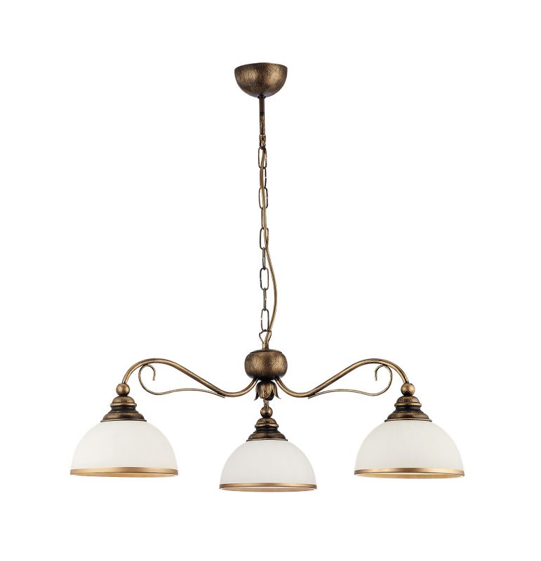 Lampa sufitowa Jupiter XSARA brązowo-biała 3xE27x40W IP20 - 1 szt