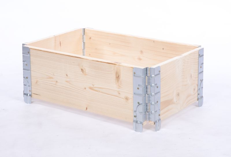 Nadstawka paletowa MODO24 naturalne drewno do grządki i zielnika 60 x 40 cm 2 szt.