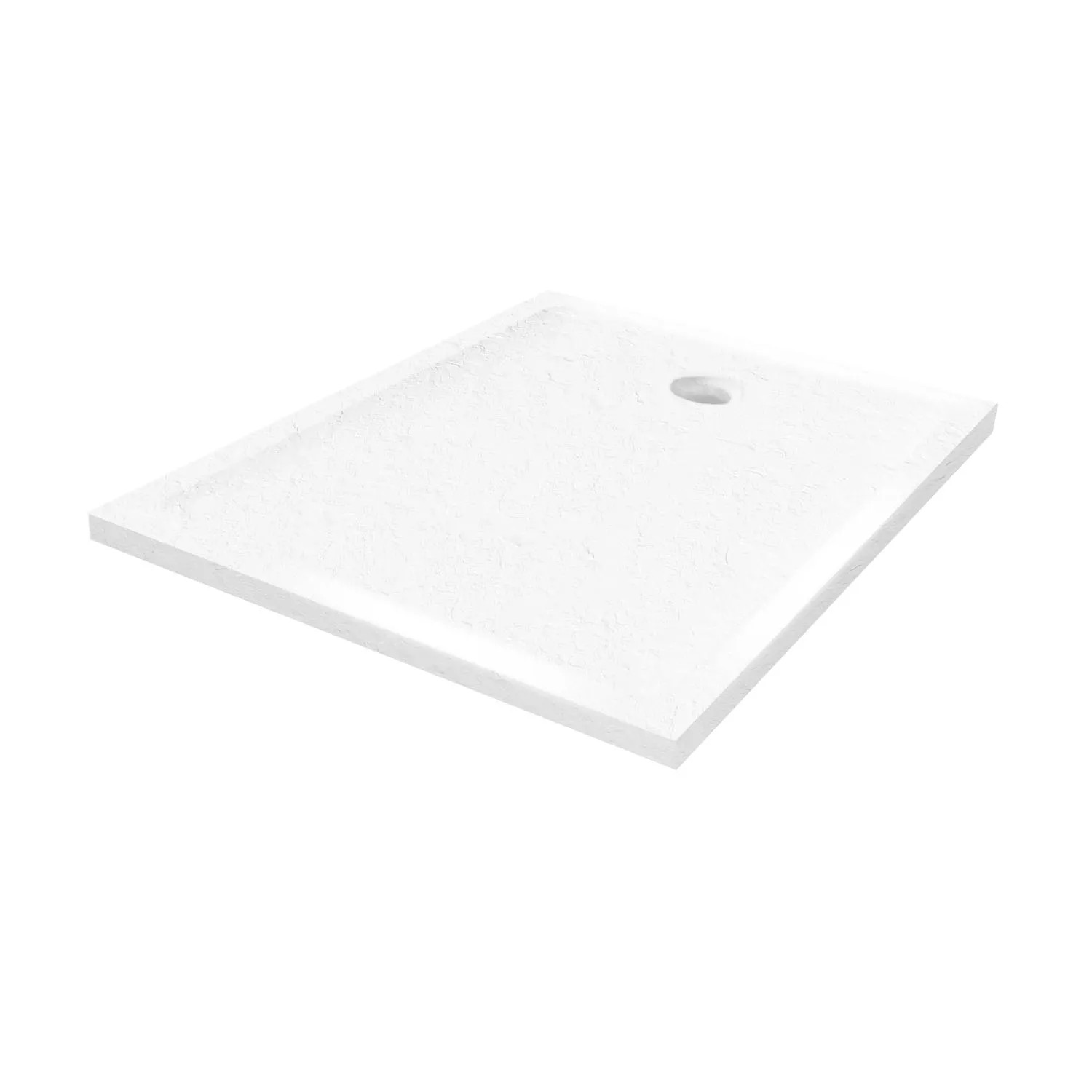 Signika Brodzik prostokątny Tauro 120 akryl biały 120 x 90 x 4,5 cm