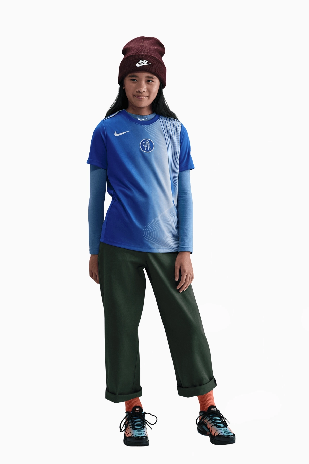 Koszulka Nike Chelsea FC 25/26 Academy Pro Junior - Niebieski