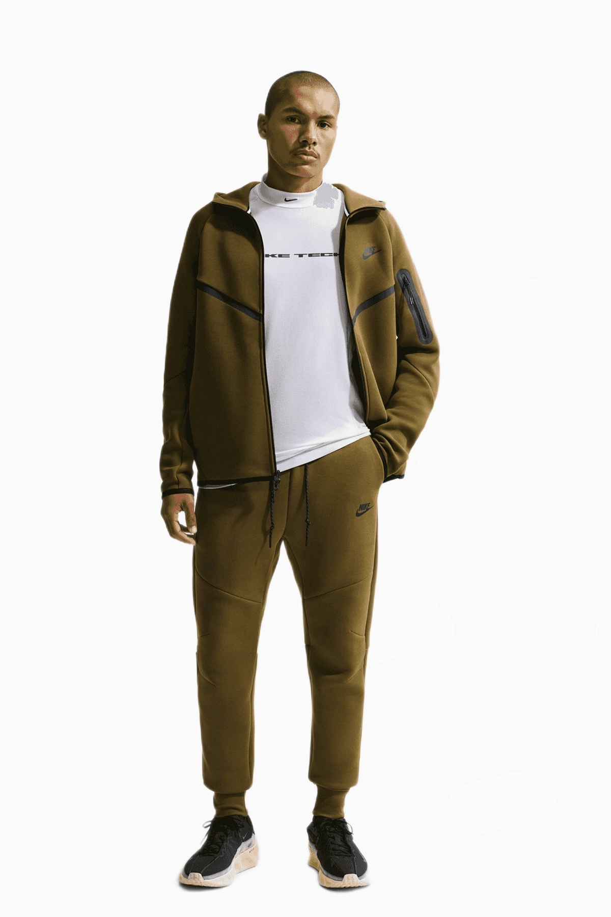 Spodnie Nike Sportswear Tech Fleece - Zielony