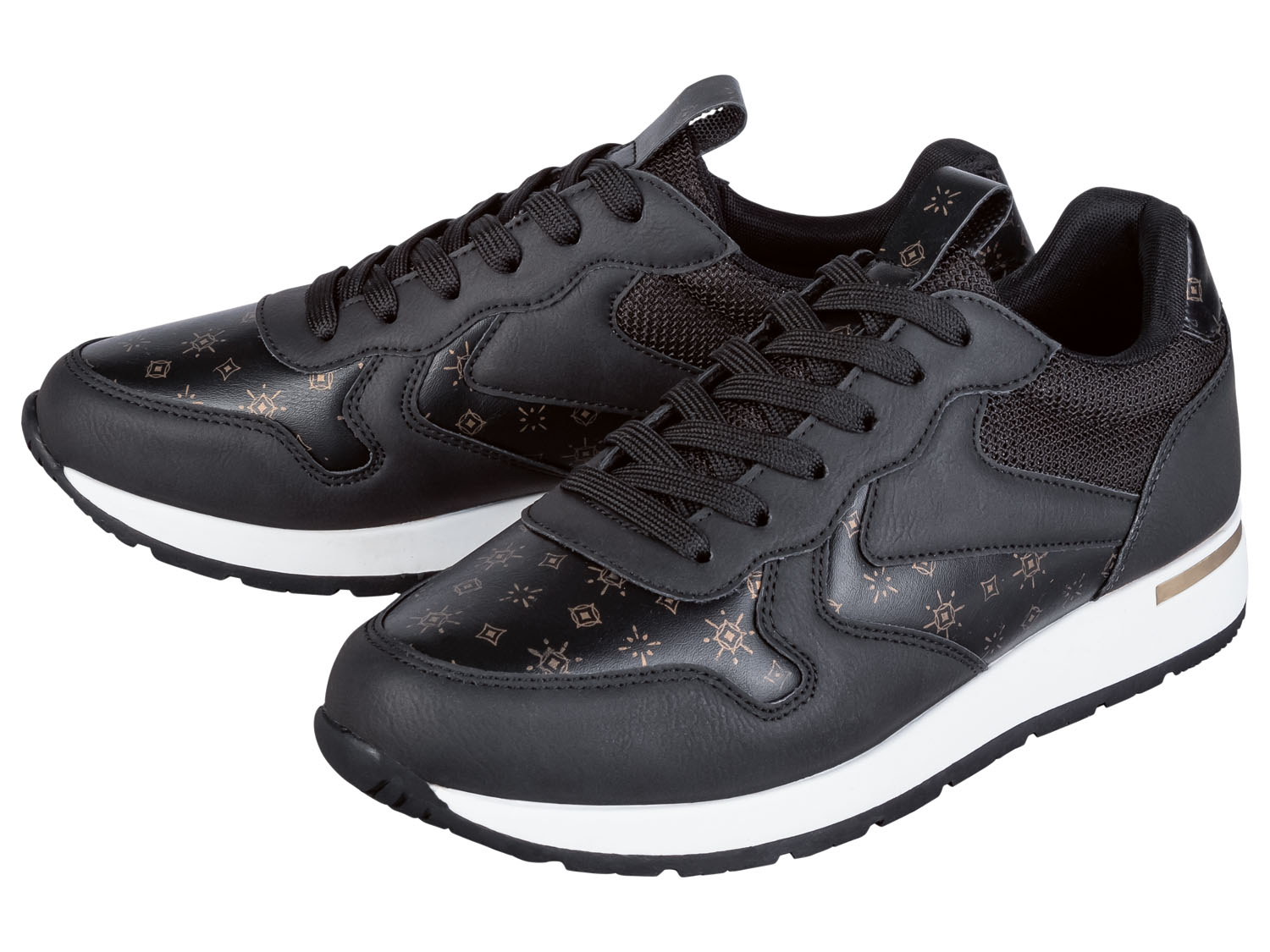 esmara Buty damskie, 1 para Czarny/złoty, 37