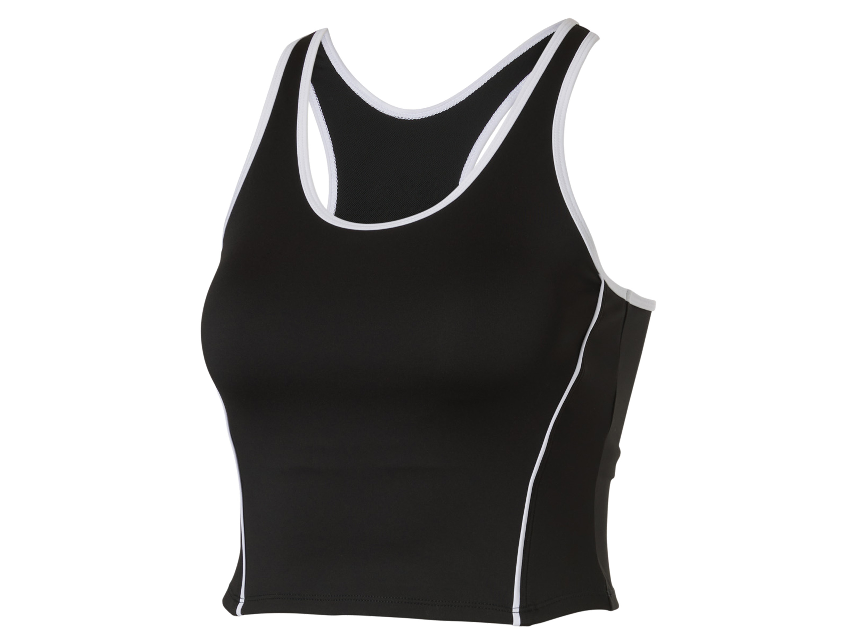 Crivit Top funkcyjny damski Czarny, XS 32/34