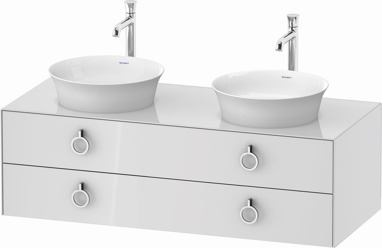 Darmowa Dostawa - Szafka wisząca podumywalkowa 130x55 cm Duravit White Tulip WT4993B8585