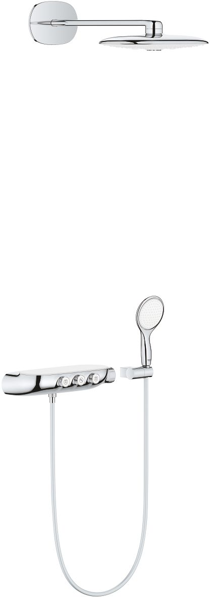 Darmowa Dostawa - Zestaw prysznicowy podtynkowy termostatyczny z deszczownicą starlight chrome Grohe Rainshower 26443LS0