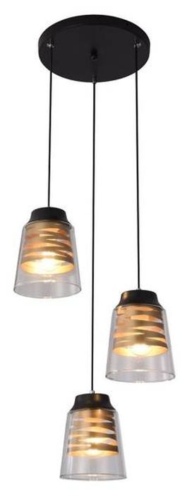 Darmowa Dostawa - Lampa wisząca 3x60 W złoty Candellux Fresno 3378988