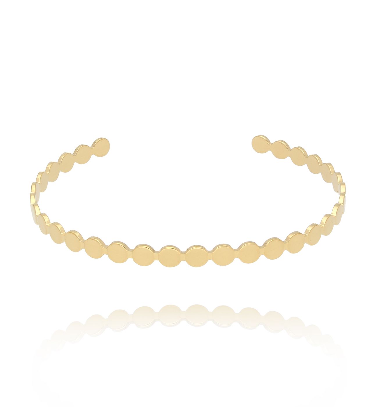 Bransoletka złota obręcz Luxe Gold BSA0635