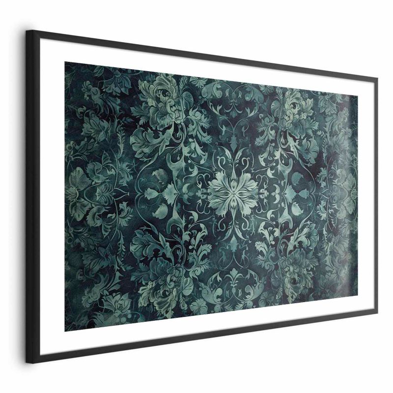 Plakat Artgeist Ornamenty dywanowe 30x21 cm z ramą czarną 1 szt