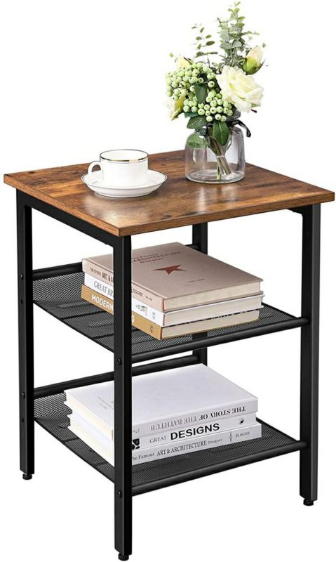 Stolik pomocniczy Songmics 40 cm boczny z półkami LOFT 1 szt.