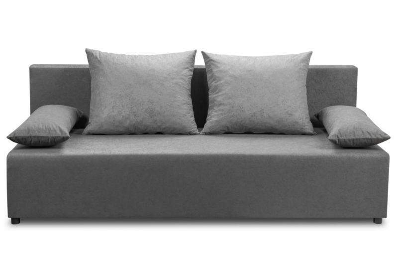 Kanapa sofa rozkładana ze sprężynami bonell Bonni BS10 PLUS Szara 1 szt.