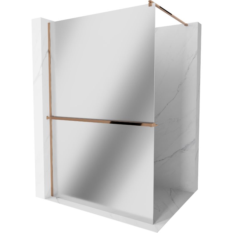 Ścianka prysznicowa Mexen Kioto+ różowe złoto 70x200 cm 800-070-121-60-50 1 szt.