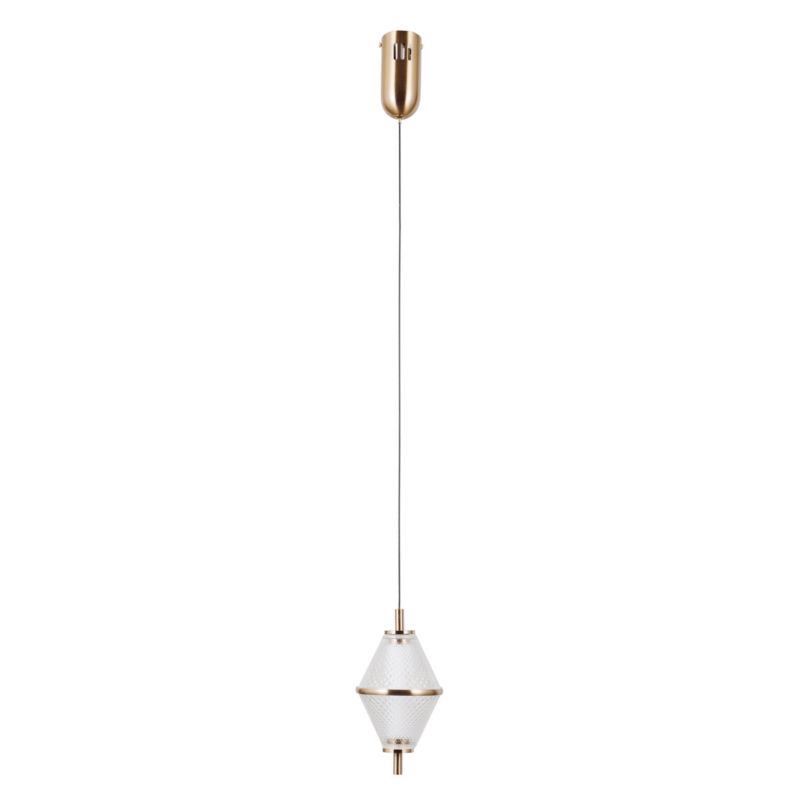 Lampa wisząca Italux FUENTE złota 1 x LED 5W 422lm wym:120x13x13cm IP20 -1 szt.