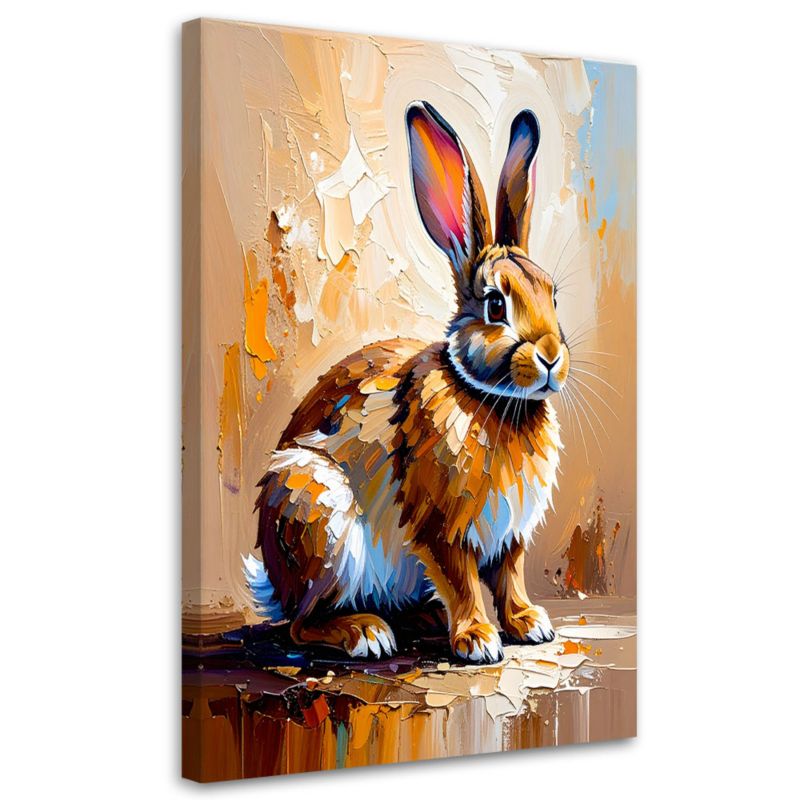 Obraz do salonu kuchni pokoju Feeby Królik jak malowany 40x60cm 1szt