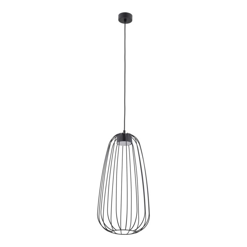 Lampa wisząca Tk-Lighting Sphera S czarny klosz druciak 1Xgx53 - 1szt.