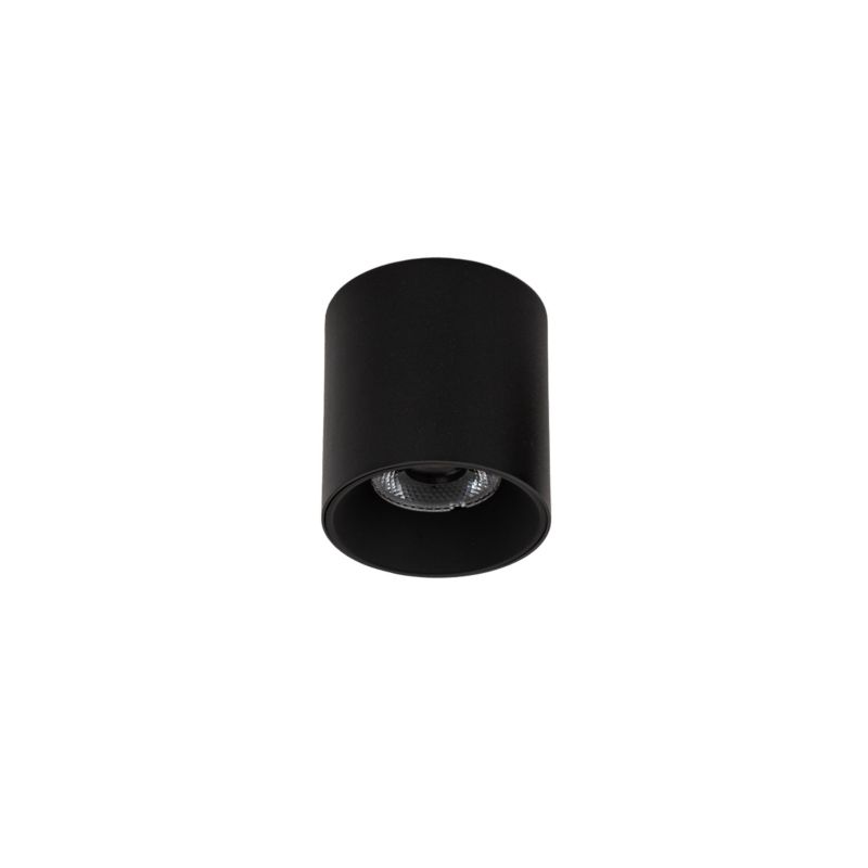 Reflektor sufitowy okrągły Italux Altisma czarny mat LED 10W 3000K 1100lm IP20 - 1 szt.
