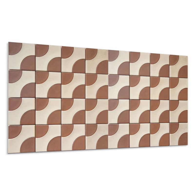 Panel samoprzylepny Wallfluent 100x50 cm Wzory w geometryczne płytki 1 szt.