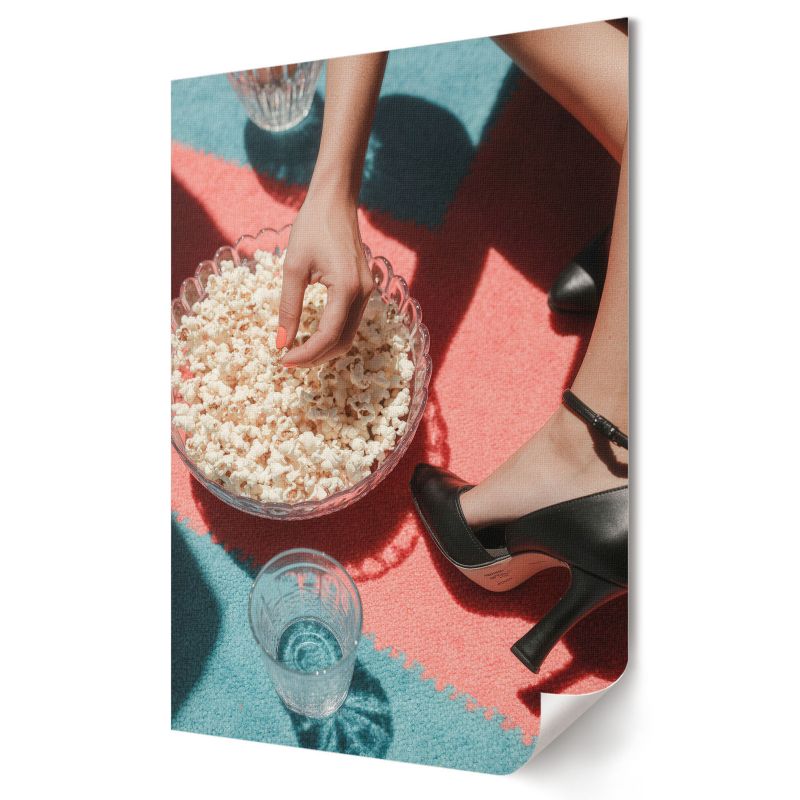 Plakat canvas Wallfluent Format A3 Popcorn retro Grupa Twórcza Between 1 szt.
