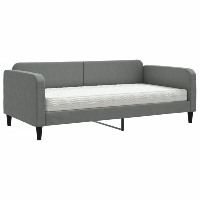 Sofa rozkładana WaszeMeble 100x200 cm Ciemnoszary tkanina WM-3196804 1 szt.