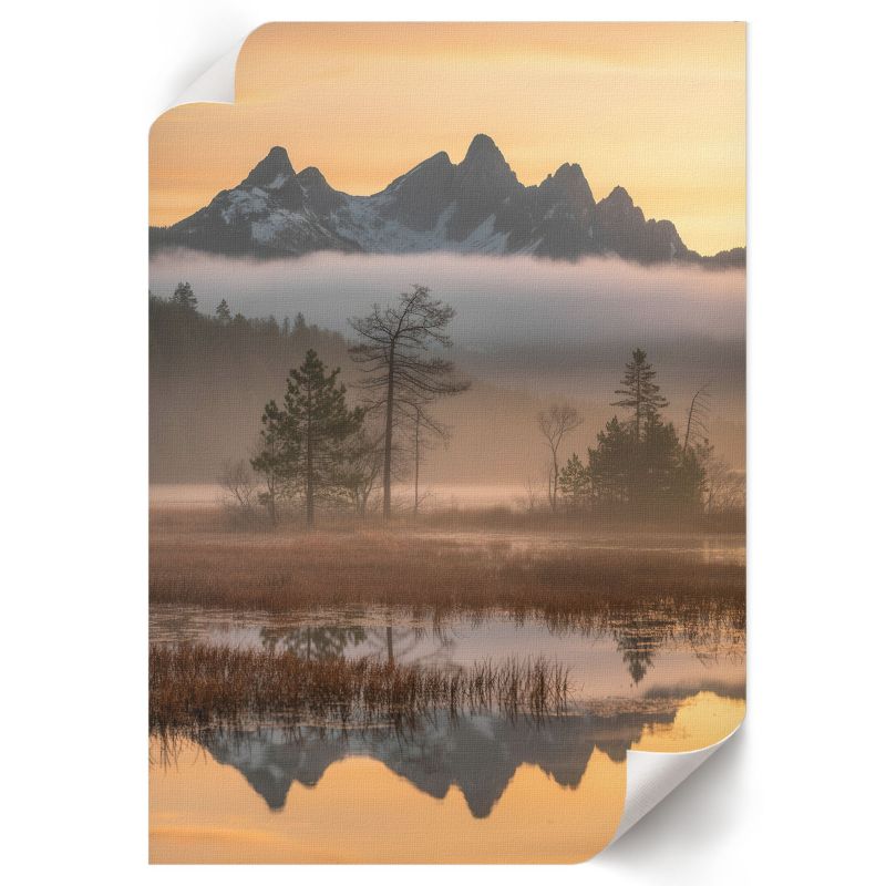 Plakat Ścienny ArtPrintCave 29,7x42 cm Górski pejzaż Nevara 1 szt.