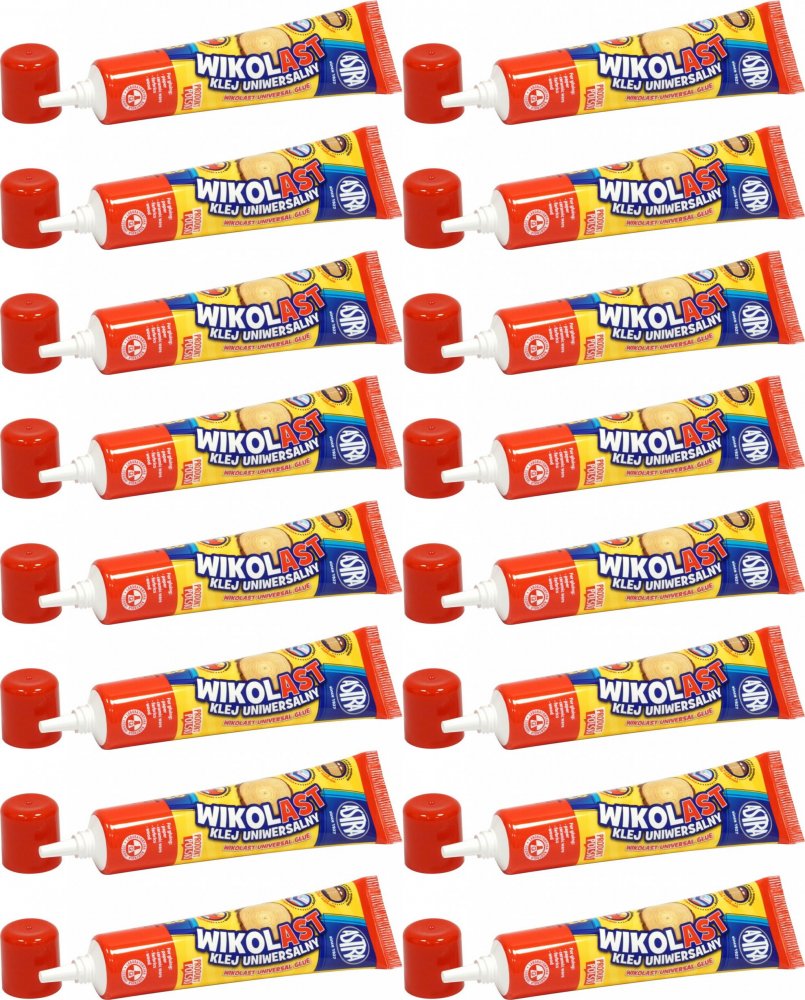 16x Klej uniwersalny Astra Wikolast, PVA, tuba, 40ml