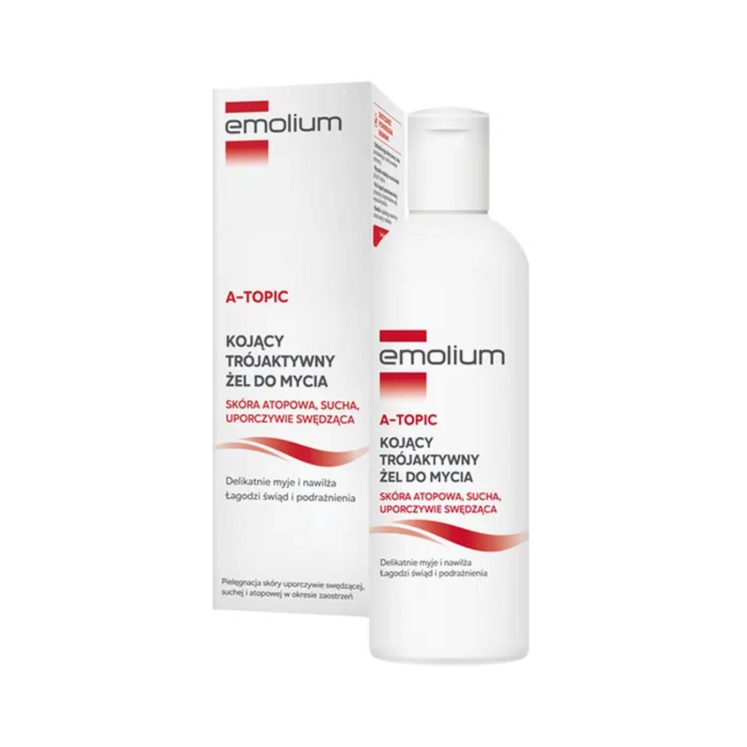 Emolium a-topic - trójaktywny żel do mycia, 200 ml