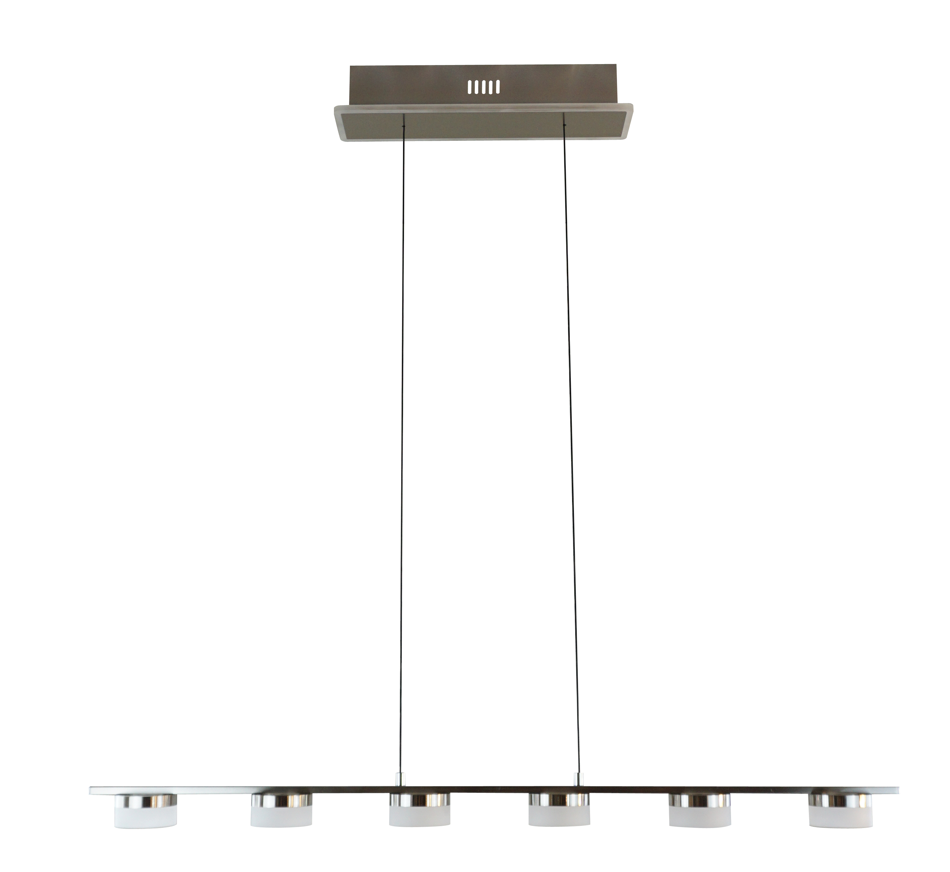 Darmowa Dostawa - Lampa wisząca 6x W szampan-nikiel Aviano Cassis 7066703