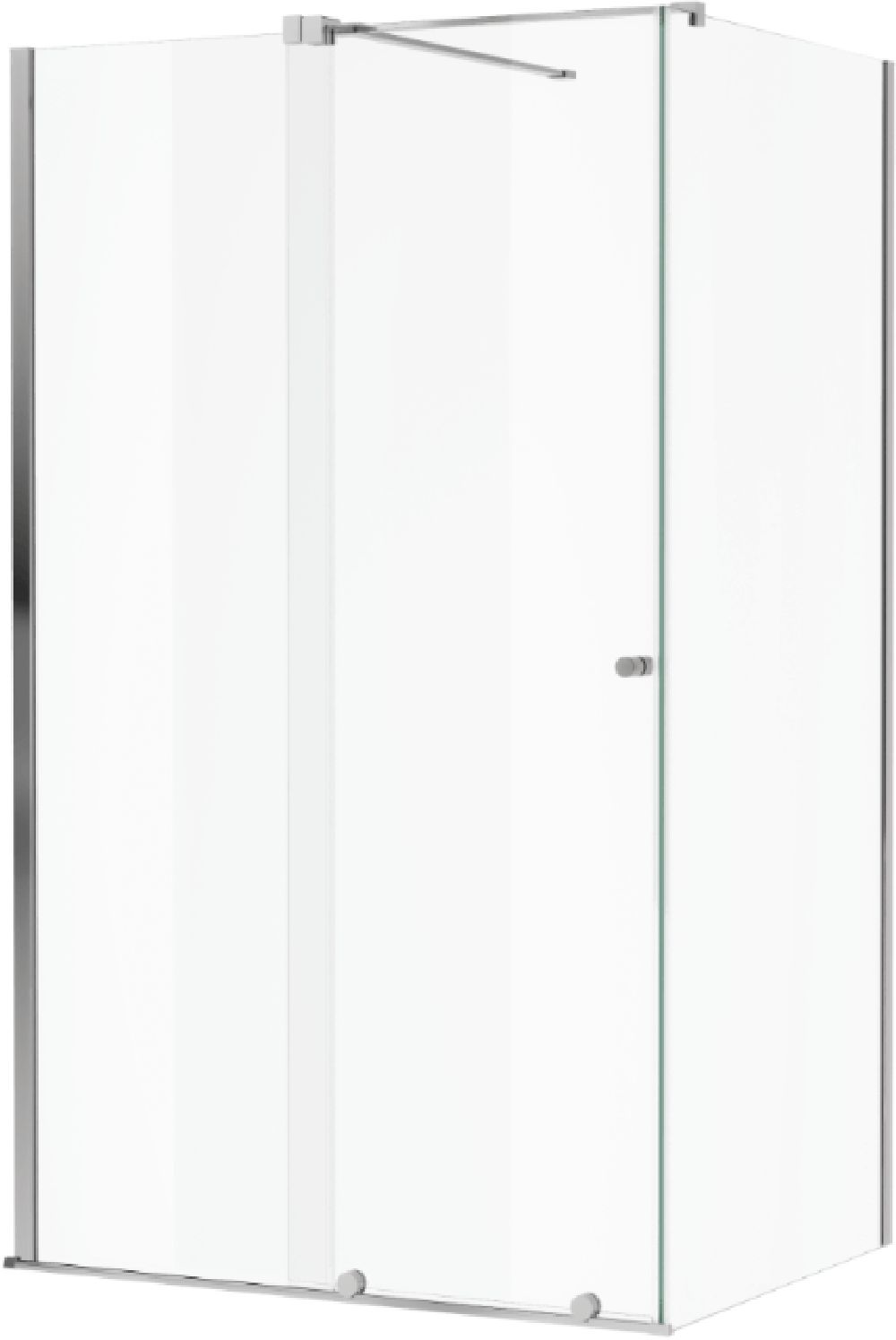 Darmowa Dostawa - Kabina prysznicowa 120x100 cm prostokątna chrom połysk/szkło przezroczyste Excellent Ortigo KAEX5016K12001000CR
