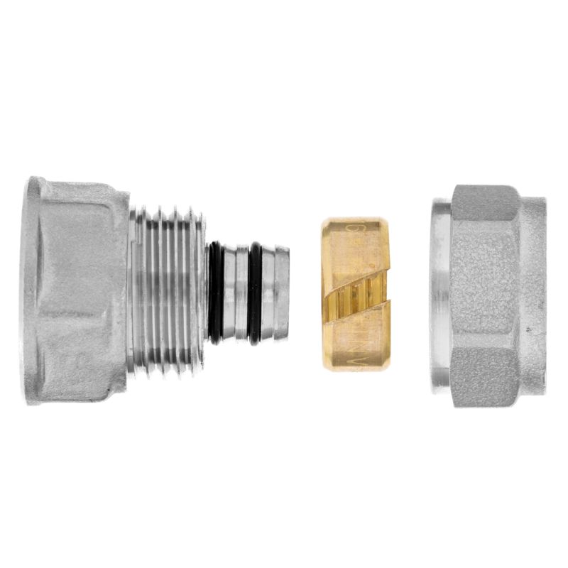 Złączka do Rury PEX z Wkładką Aluminiową GW 3/4"x26x3 95C 1 MPa INVENA 1 szt.