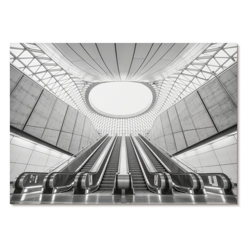 Plakat na Płótnie Tulup 42x29,7 cm (A3) Futurystyczna architektura Do biura, salonu, przedpokoju 1 szt.