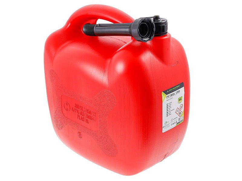 Kanister plastikowy na paliwo, Carmotion, 20L, czerwony, 1szt.
