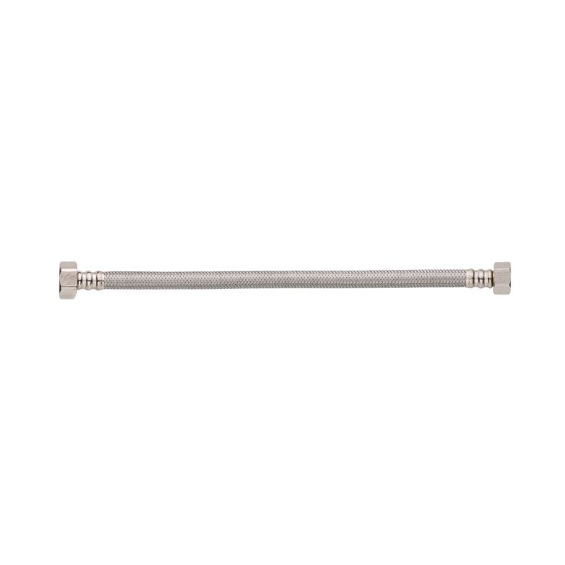 Wąż Wężyk Przyłączeniowy do Wody GW/GW 1/2" x 3/8" 100 cm Stalowy INVENA 1 szt.