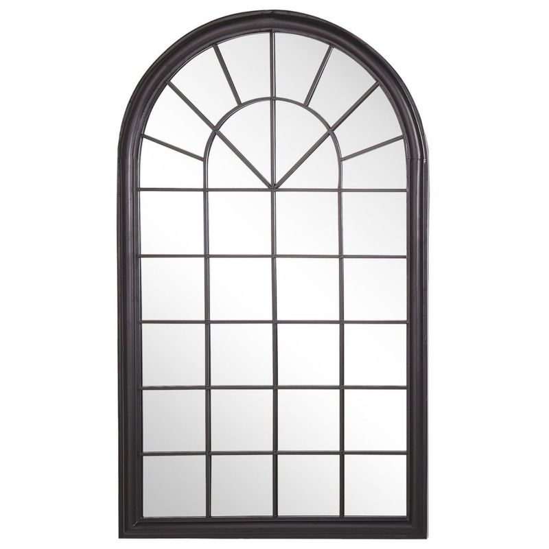 Lustro ścienne Trevol 77 cm 130 cm Metal Czarny 1 szt.