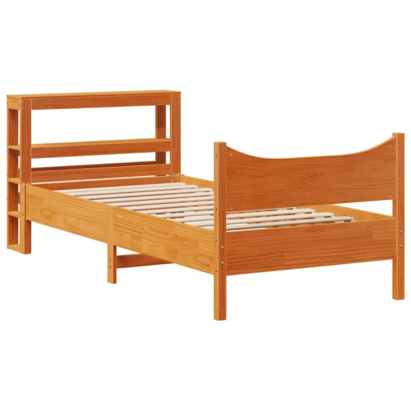 Rama łóżka WaszeMeble 80x200 cm Woskowy brąz sosna WM-3306329 1 szt.