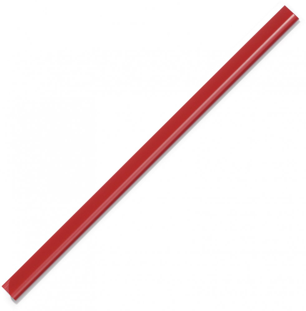 Listwa wsuwana Durable, 6mm, do 60 kartek, 1 sztuka, czerwony
