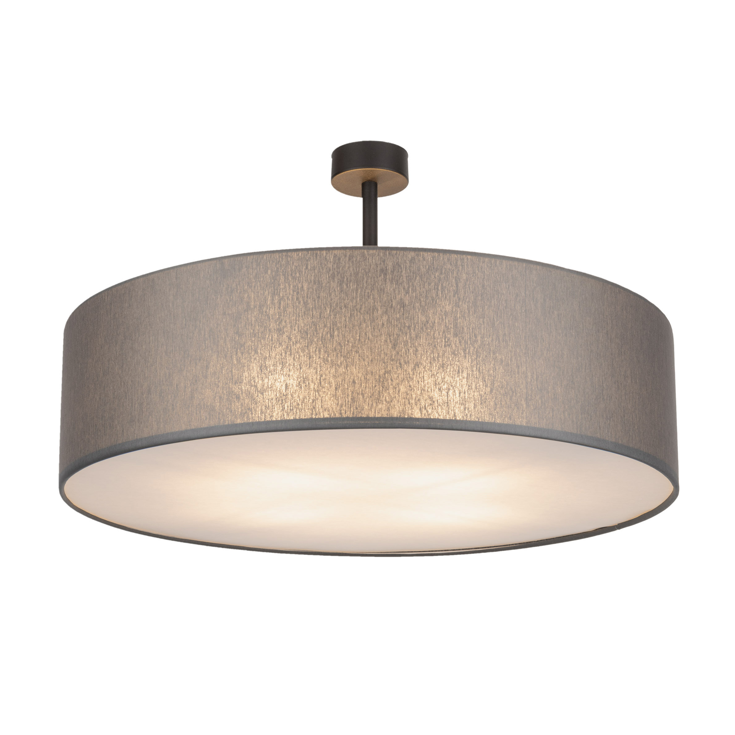TK Lighting Rondo lampa podsufitowa 4x15 W biała-chrom-szara 4239