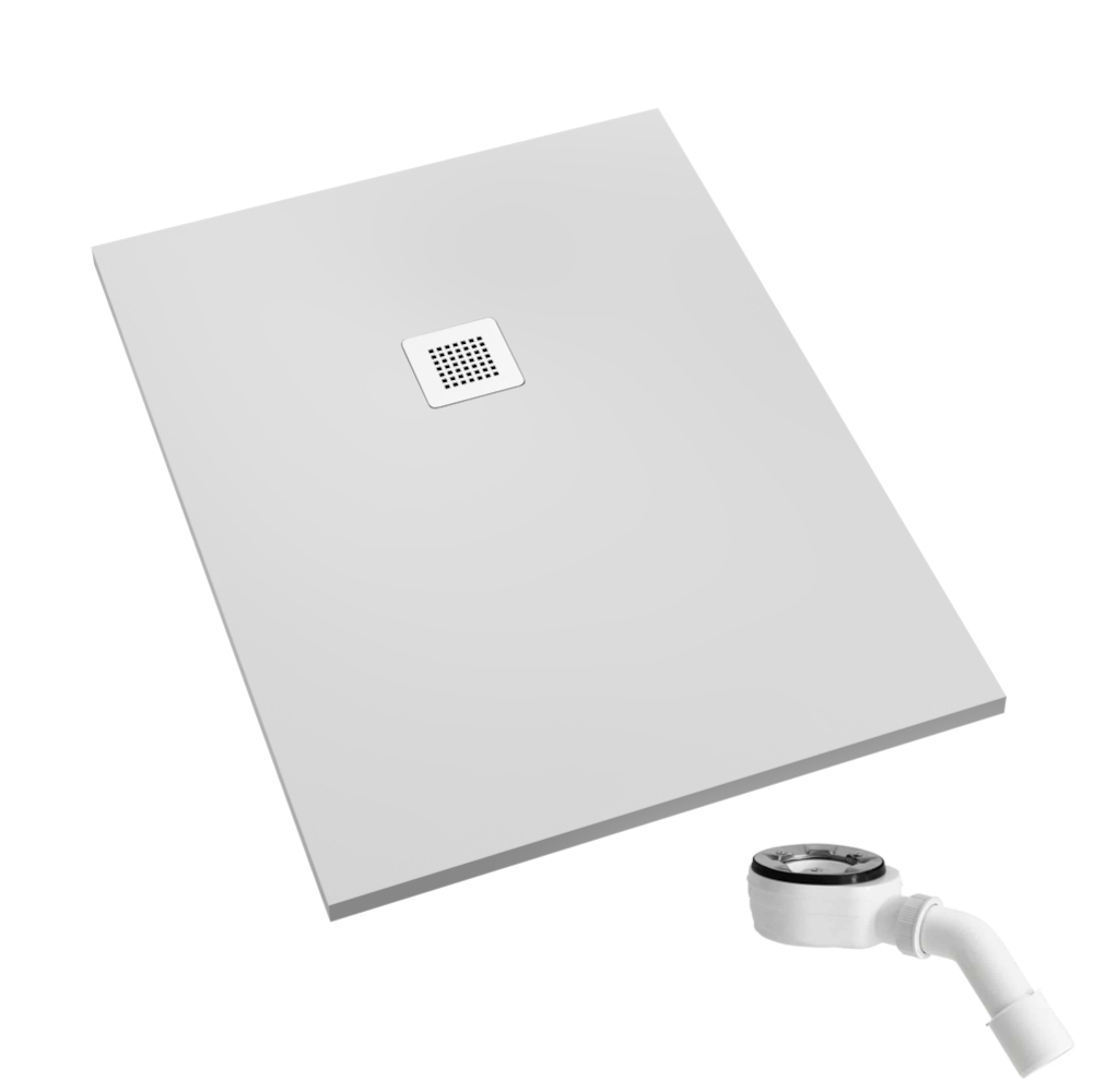 Schedpol Kalait Smooth White brodzik prostokątny 160x90 cm biały 3.3121-M2