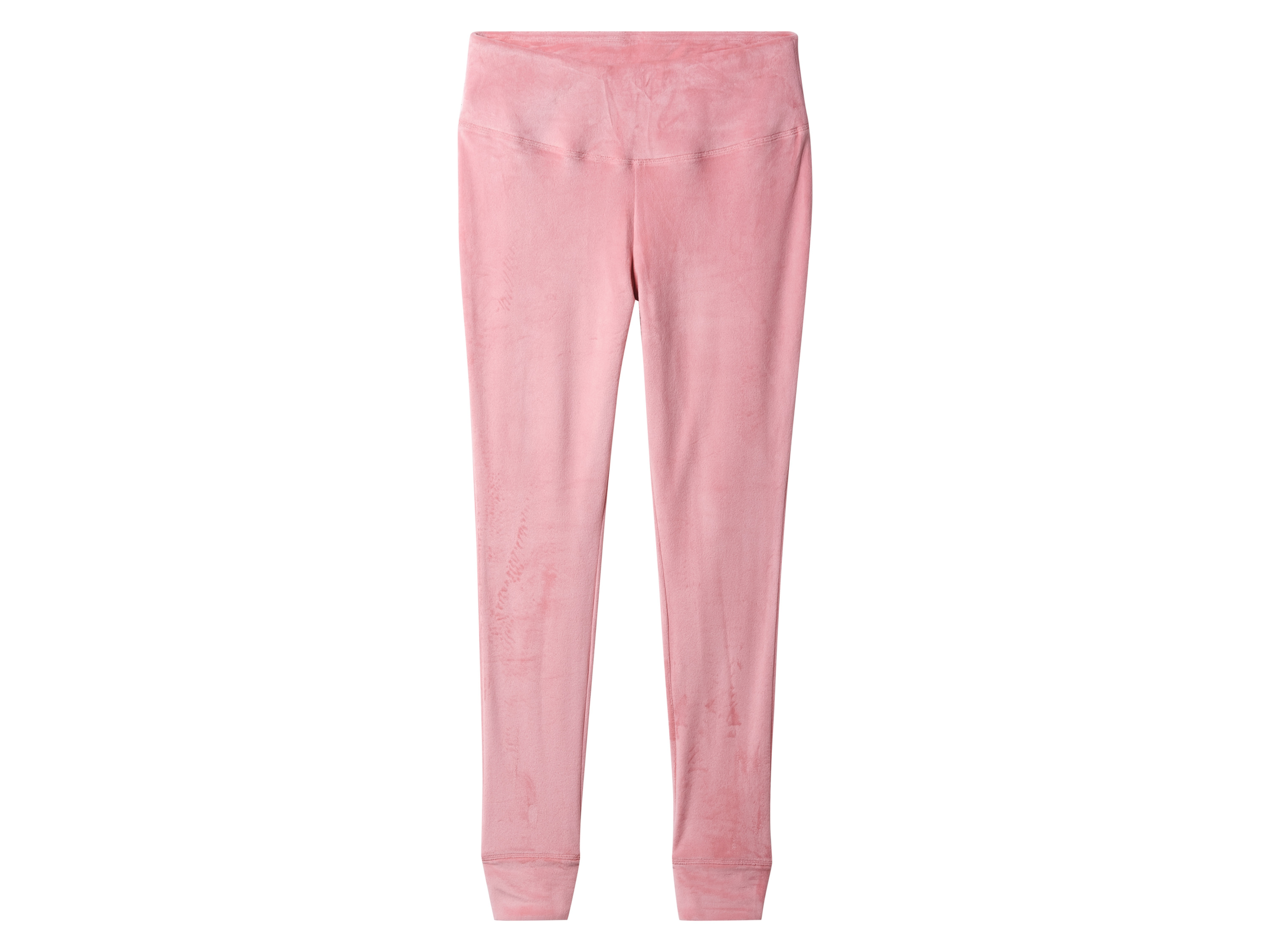 esmara Legginsy welurowe damskie Różowy, M40/42