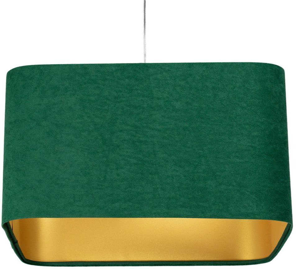 Darmowa Dostawa - Lampa wisząca 1x60 W zielona-złota BPS Koncept Kwadro sue KW10440W25