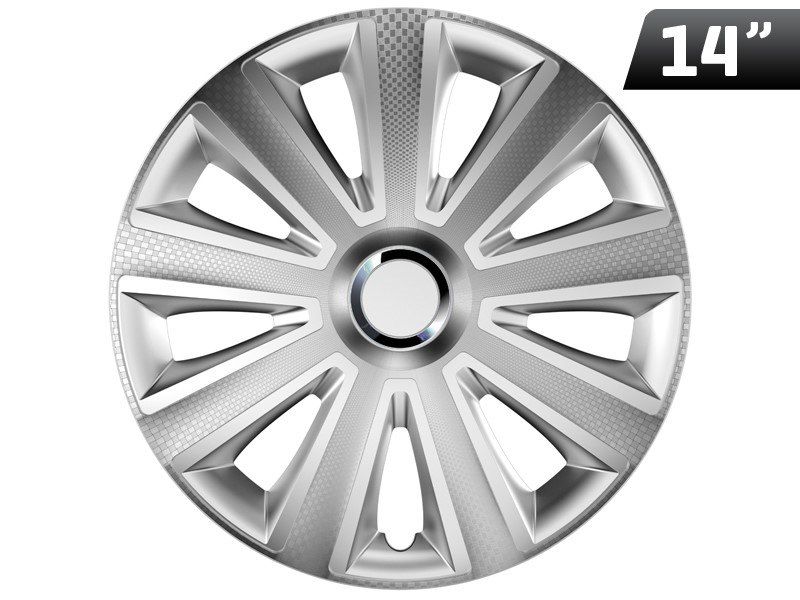 Kołpaki, Carmotion, Aviator RC silver 14", 4 szt.