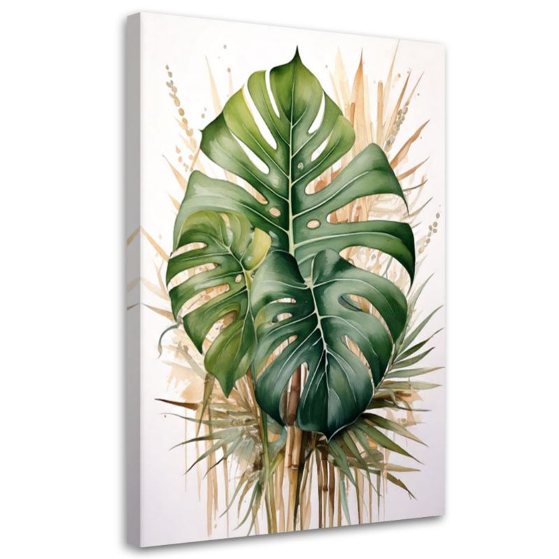 Obraz nowoczesny Feeby Monstera Liście Botanika 40x60cm 1szt