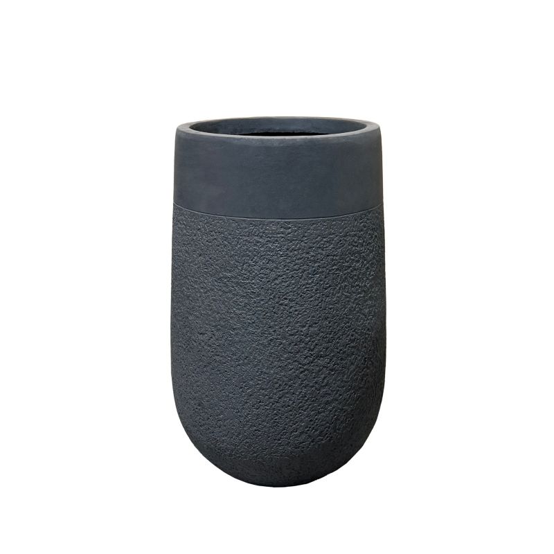 Donica betonowa Provencelia OPUS Ciemnoszary, sred.36 x H56 cm, mrozoodporna, nowoczesna, architektoniczna 1 szt.