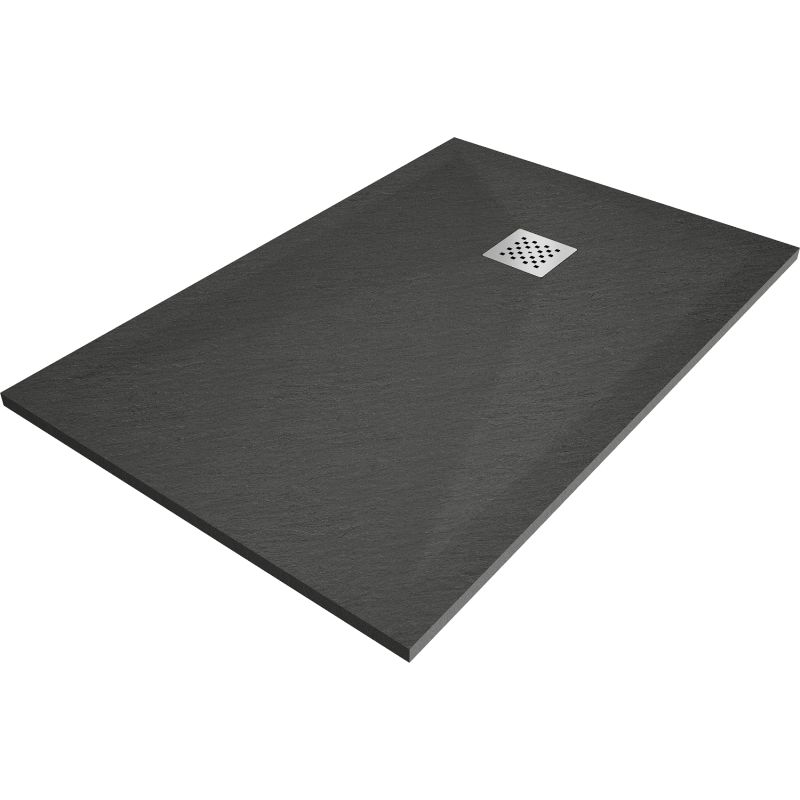 Brodzik kompozytowy Mexen Stone+ antracyt 90x80 cm 1 szt.