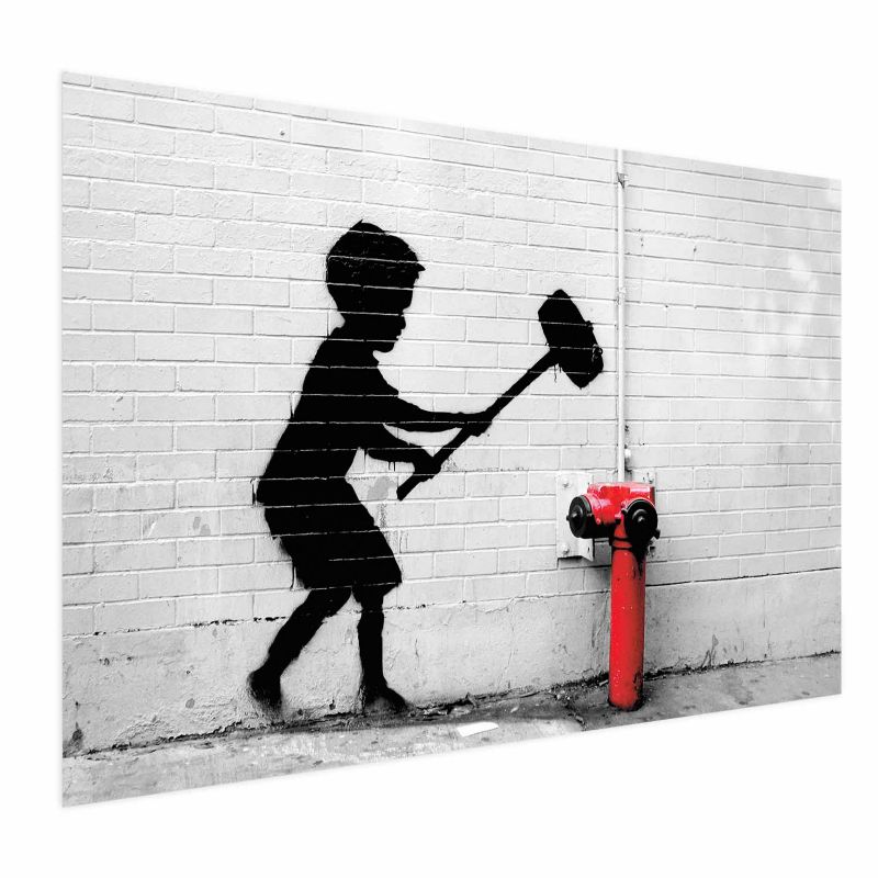Plakat Artgeist Zniszczyć hydrant 60x40 cm bez ramy bez marginesu 1 szt