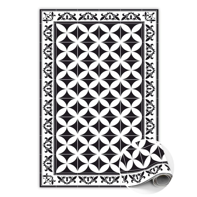 Dywan Tulup Wewnętrzny Dekoracyjny 80x120 cm Hiszpańskie kafelki Mata dywanowa Dekoracyjna 1 szt.