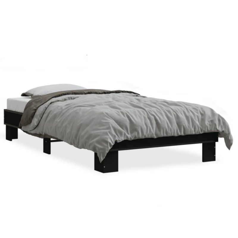 Łóżko metalowe WaszeMeble 90x190 cm czarna WM-845882 1 szt.