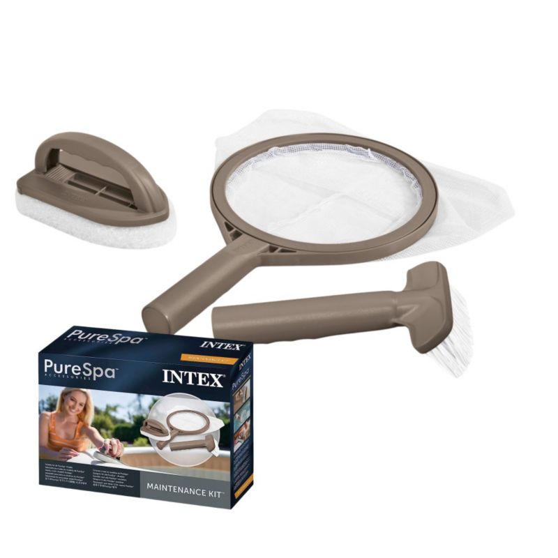Zestaw do czyszczenia basenu i SPA Intex 28004, szczotka, gąbka i siatka, 1 szt.