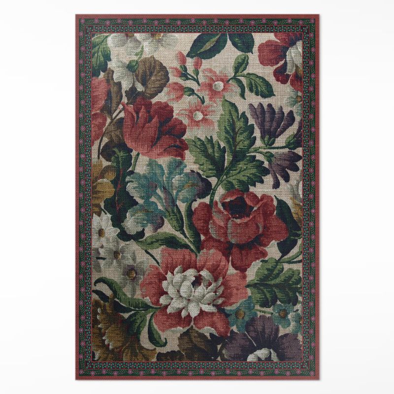 Ozdobna Wykładzina Winylowa Wallfluent 120x180 cm Delikatny kwiatowy wzór 1 szt.