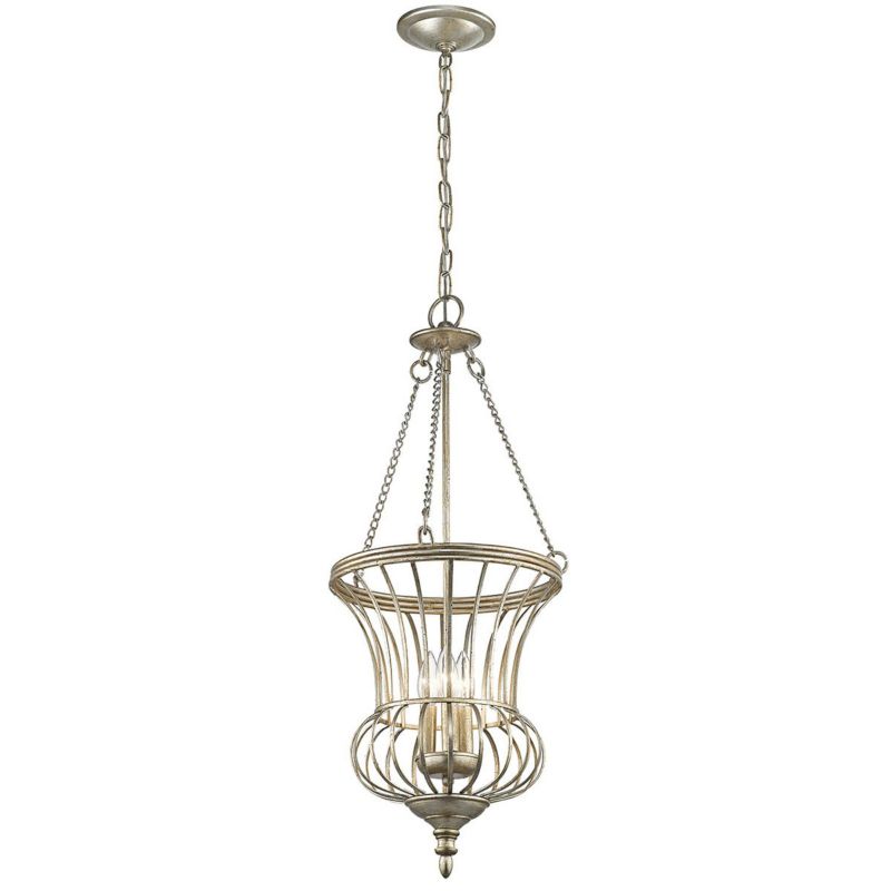 Lampa wisząca Kichler Calla 1714 postarzane jasne złoto retro 3xE14 x 60W 1 szt.