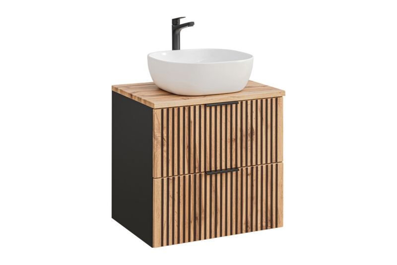 Zestaw mebli łazienkowych 60cm Comad Xilo z umywalką nablatową 1szt