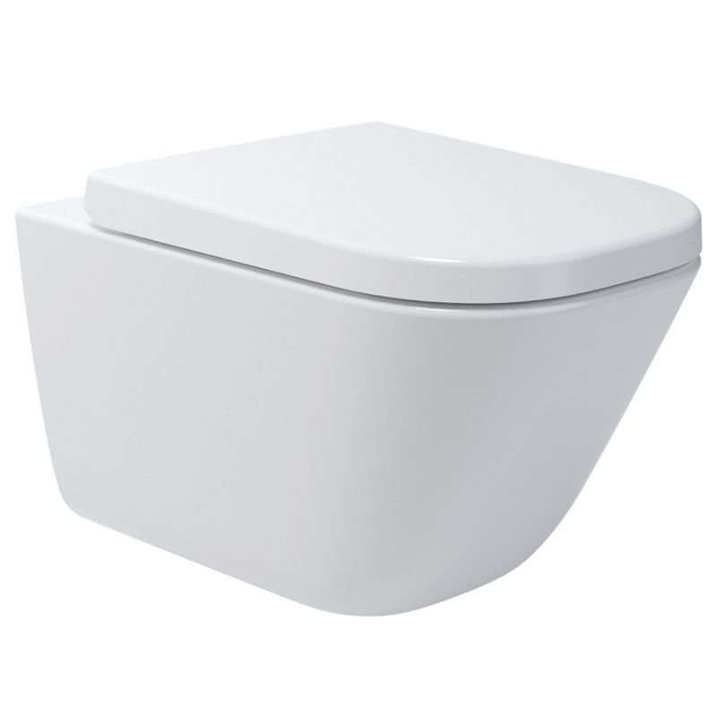 Miska WC wisząca Oltens Hadsel bezkołnierzowa, SmartClean, biała, 54x35x36 cm, 1 szt.